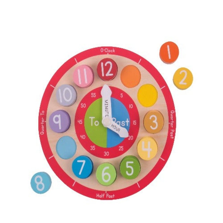 Toys Artiwood | Bigjigs Toys - Teaching Clock