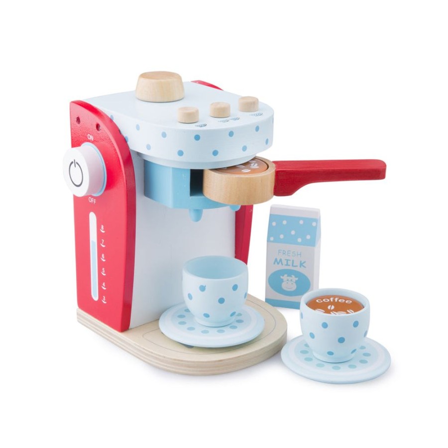 Toys Artiwood | New Classic Toys - Wooden Coffee Machine Blue