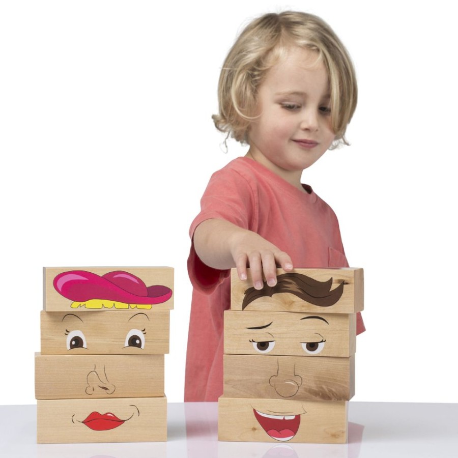 Toys Artiwood | The Freckled Frog - How Am I Feeling Wooden Blocks