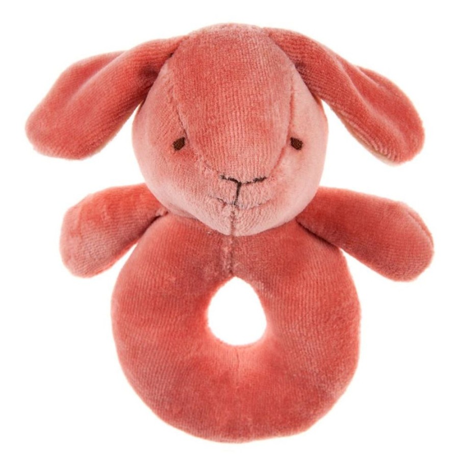 Toys The World of Good | Miyim - 100% Organic Cotton Ring Rattles - Bunny