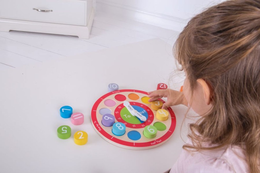 Toys Artiwood | Bigjigs Toys - Teaching Clock