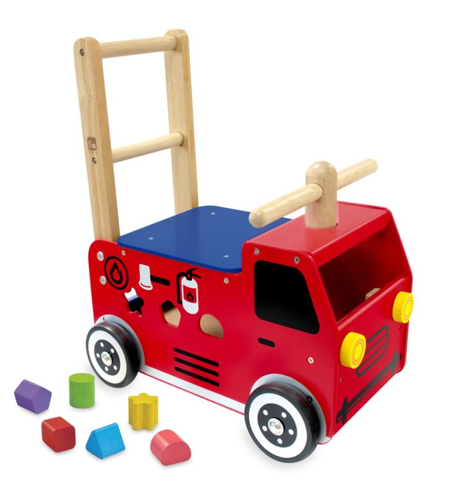 Toys Artiwood | I'M Toy - Walk And Ride Fire Engine Sorter