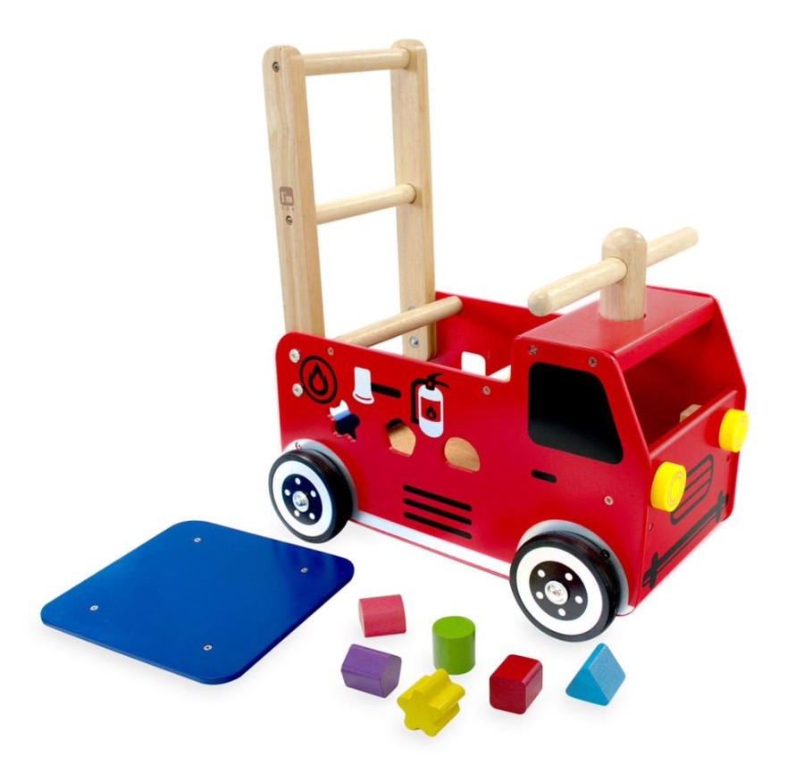 Toys Artiwood | I'M Toy - Walk And Ride Fire Engine Sorter