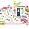 Toys Artiwood | Bigjigs Toys - Transportation Train Set