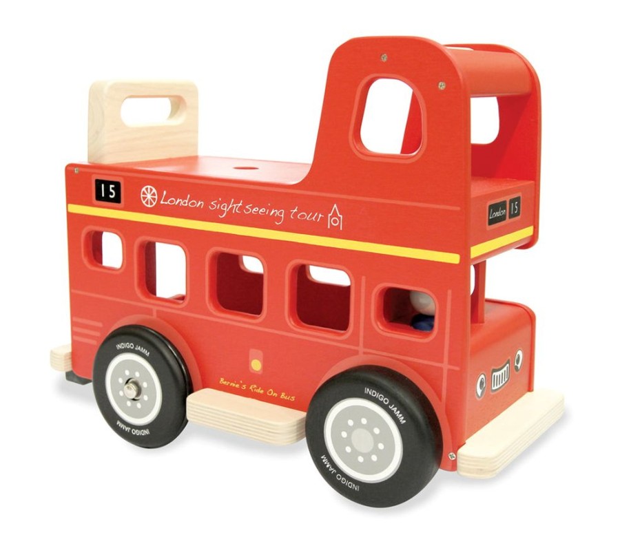 Toys Artiwood | Indigo Jamm - Bernie Wooden Rideon Bus