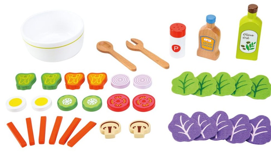 Toys Artiwood | New Classic Toys - Wooden Salad Set