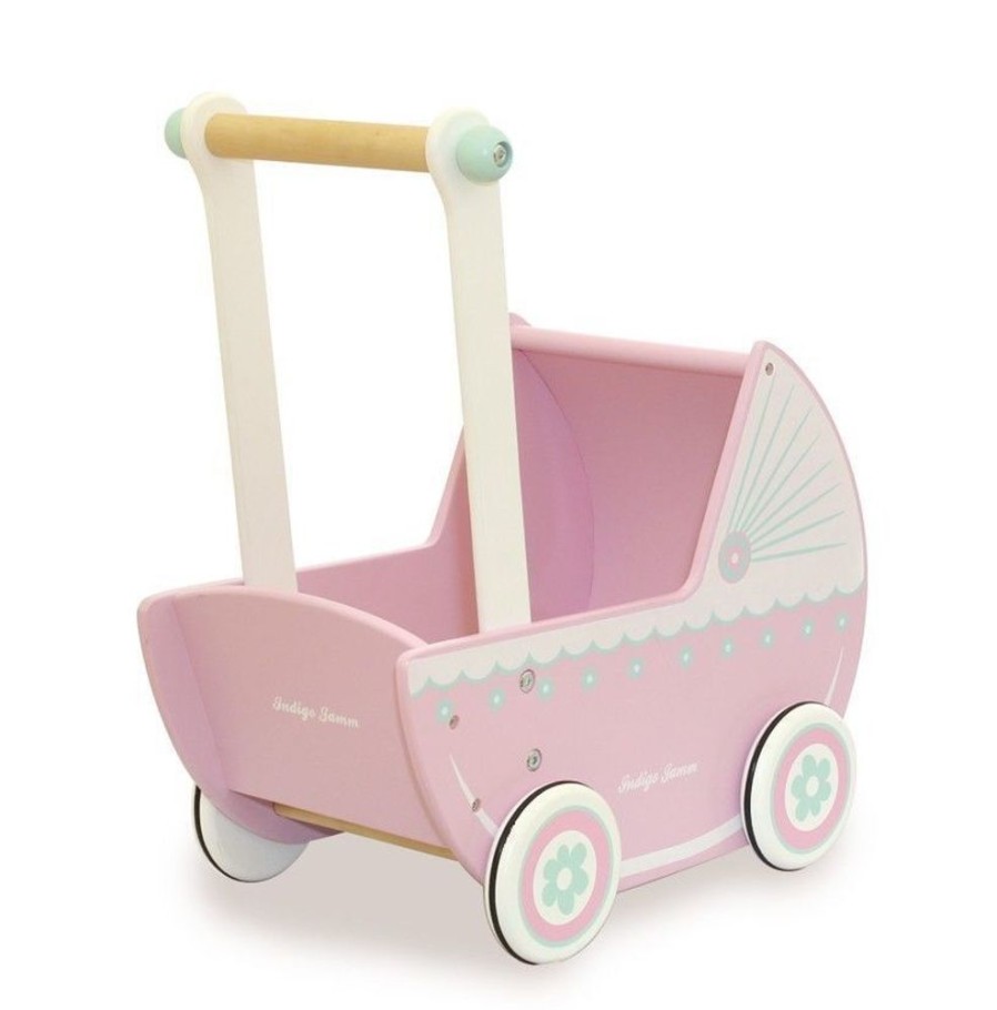 Toys Artiwood | Indigo Jamm - Dolls Pram Pastel