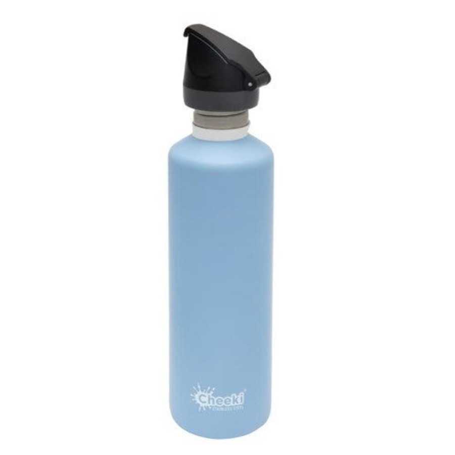 Feed Unique Health Products | Cheeki - Stainless Steel Bottle Surf 750Ml - Sports Lid