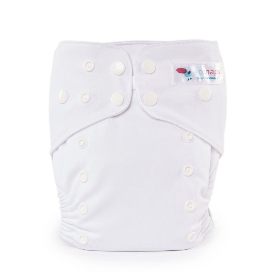 Care EcoNaps | Econaps - Reusable Modern Cloth Nappy - Snow White