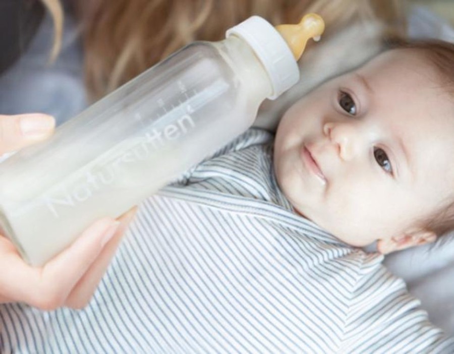 Feed Natursutten | Natursutten - Glass Baby Bottle 110Ml