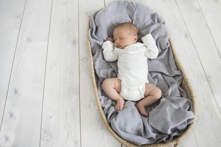 Sleep snuggle Hunny Kids | Snuggle Hunny Kids -Storm Organic Muslin Wrap