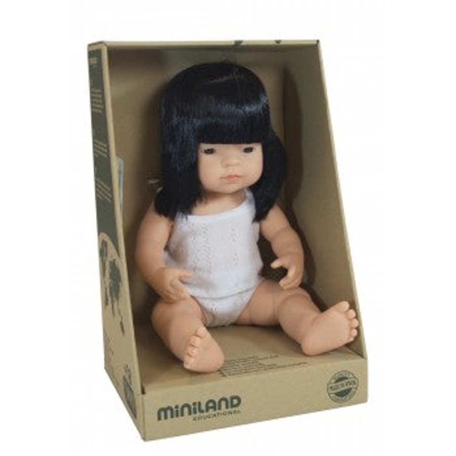 Toys Axis Toys | Miniland - Anatomically Correct Doll 38Cm - Asian Girl