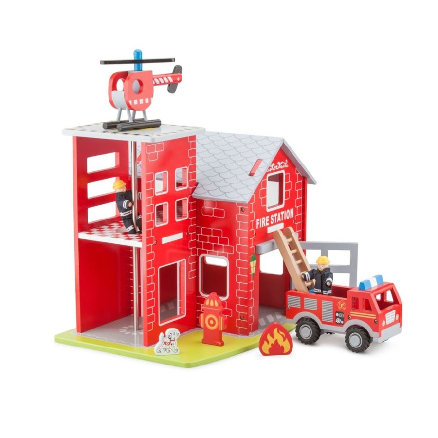 Toys Artiwood | New Classic Toys - Large Fire Station