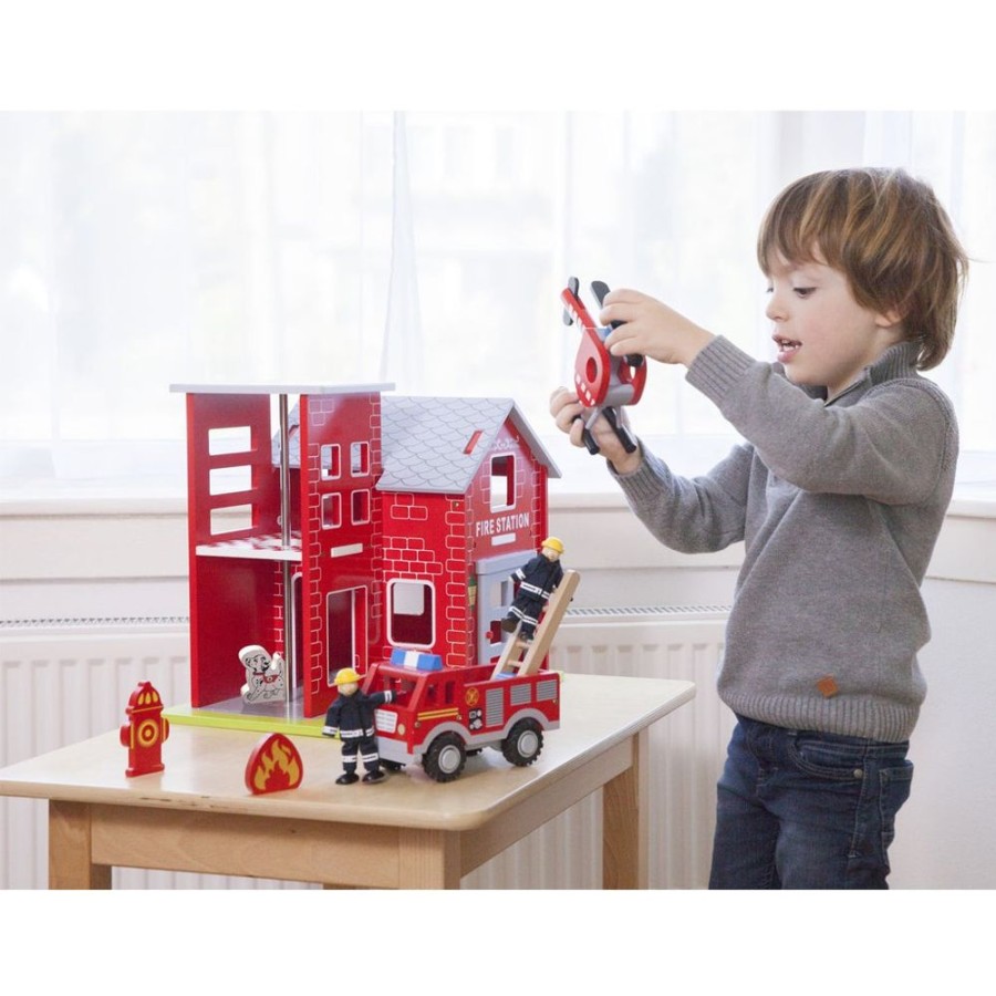 Toys Artiwood | New Classic Toys - Large Fire Station