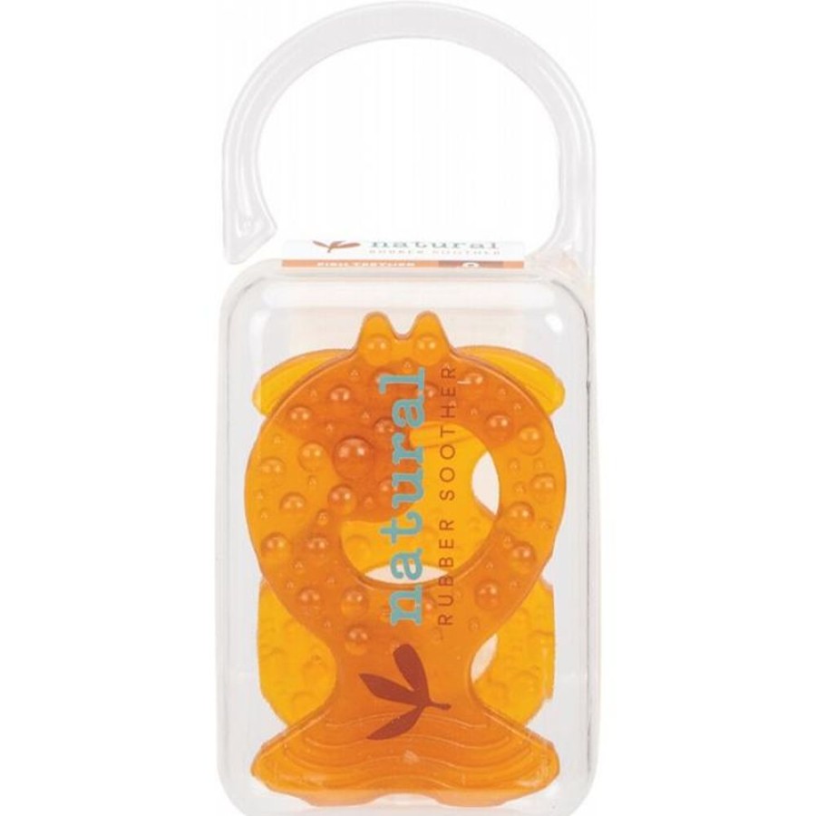 Toys Unique Health Products | Natural Rubber Soother - Fish Teether