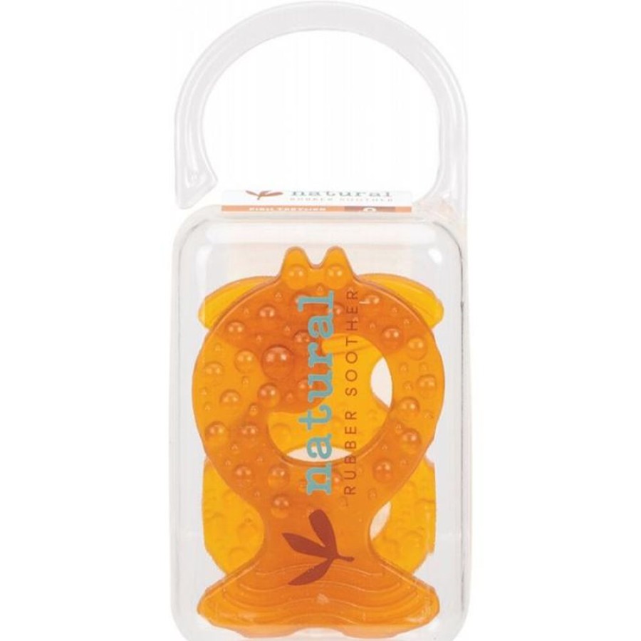 Dummies Unique Health Products | Natural Rubber Soother - Fish Teether