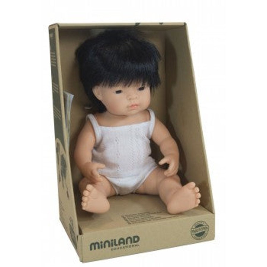 Toys Axis Toys | Miniland - Anatomically Correct Doll 38Cm - Asian Boy