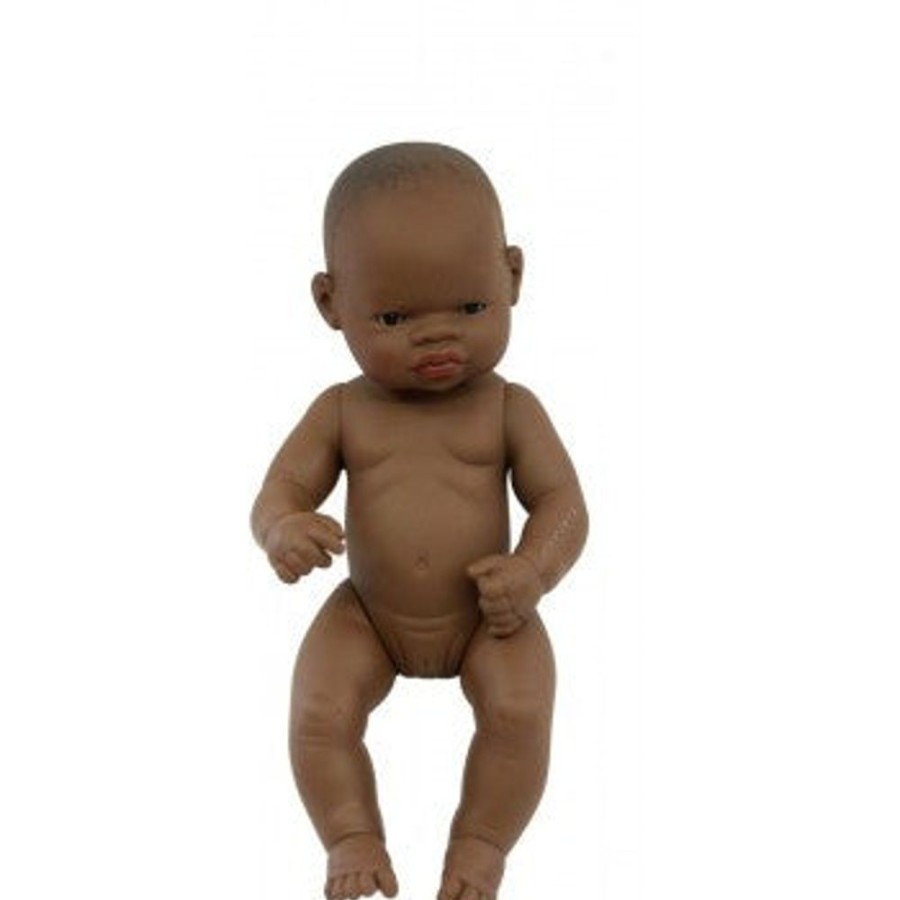 Toys Axis Toys | Miniland - Anatomically Correct Baby Doll - African Girl 32Cm ( Undressed )