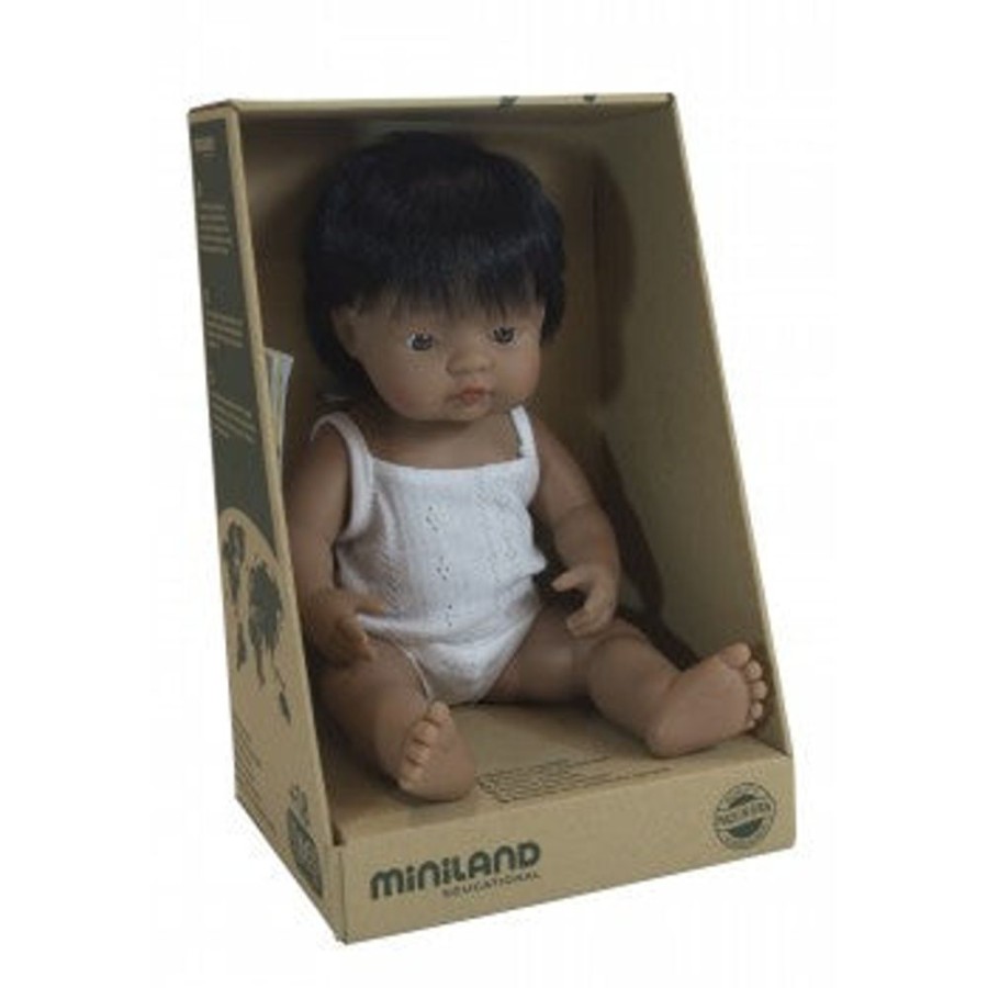 Toys Axis Toys | Miniland - Anatomically Correct Baby Doll - Latin American Boy 38Cm