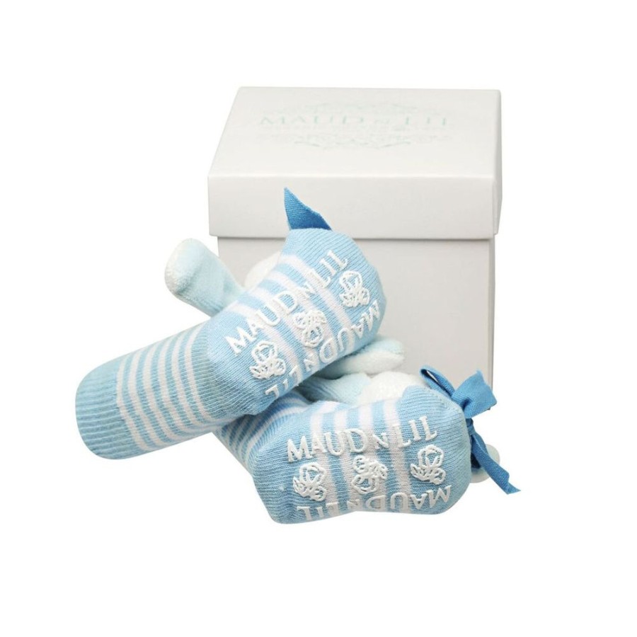 Gift Axis Toys | Maud N Lil - Oscar Boxed Rattle Socks