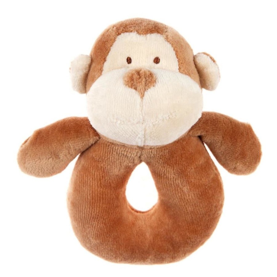 Toys The World of Good | Miyim - 100% Organic Cotton Ring Rattles - Monkey