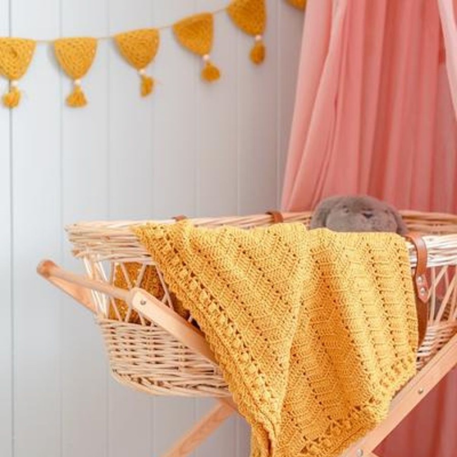 Sleep OB Designs | Ob Designs - Crochet Baby Blanket - Handmade Turmeric