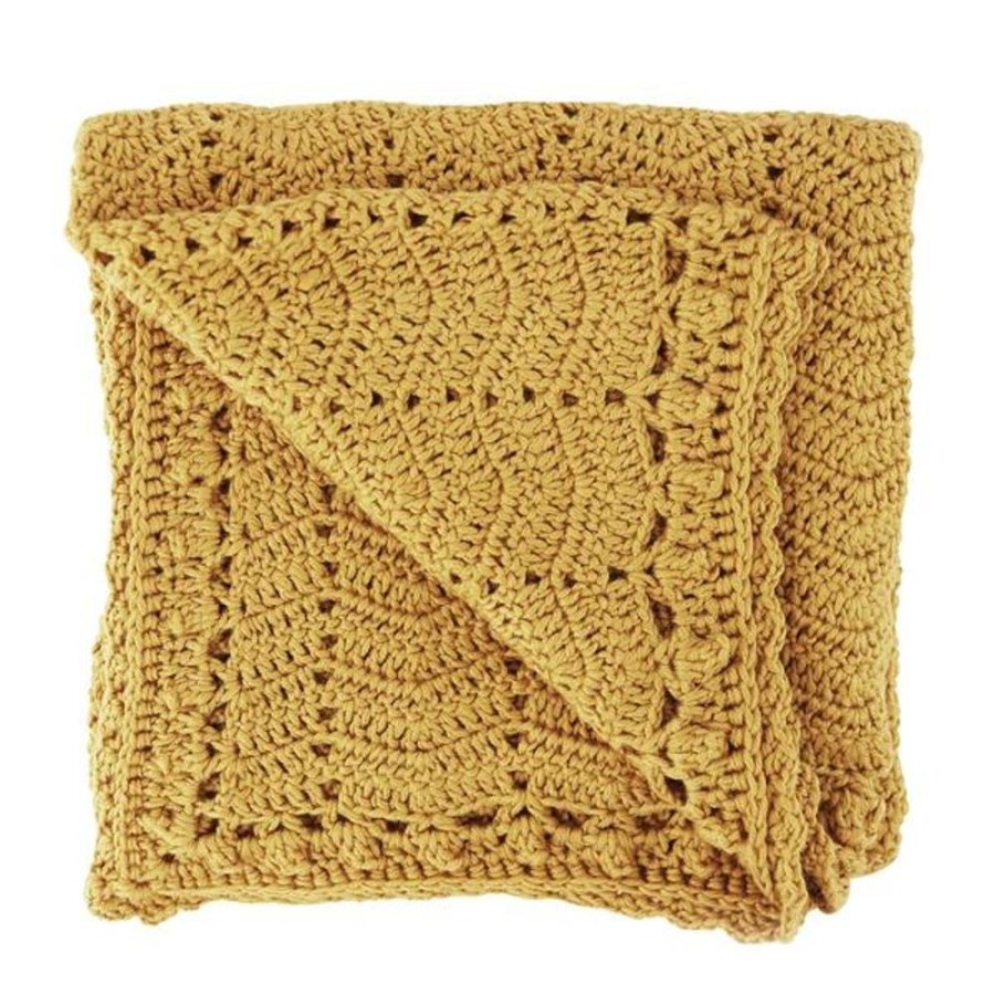 Sleep OB Designs | Ob Designs - Crochet Baby Blanket - Handmade Turmeric