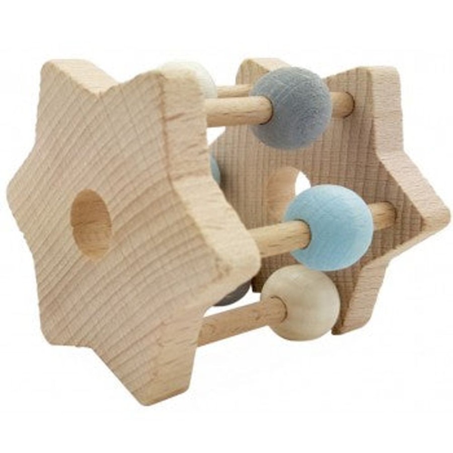 Toys Axis Toys | Hess Spielzeug - Rattle Star - Natural Blue