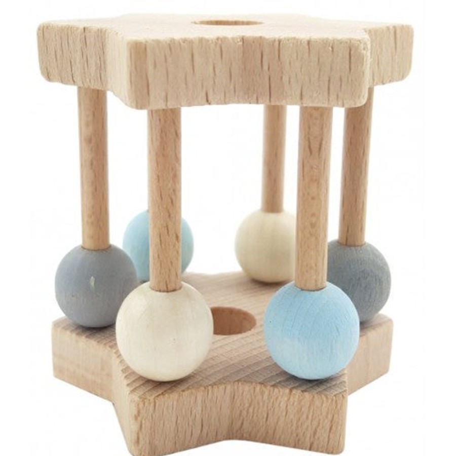 Toys Axis Toys | Hess Spielzeug - Rattle Star - Natural Blue