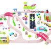 Toys Artiwood | Bigjigs Toys - Transportation Train Set