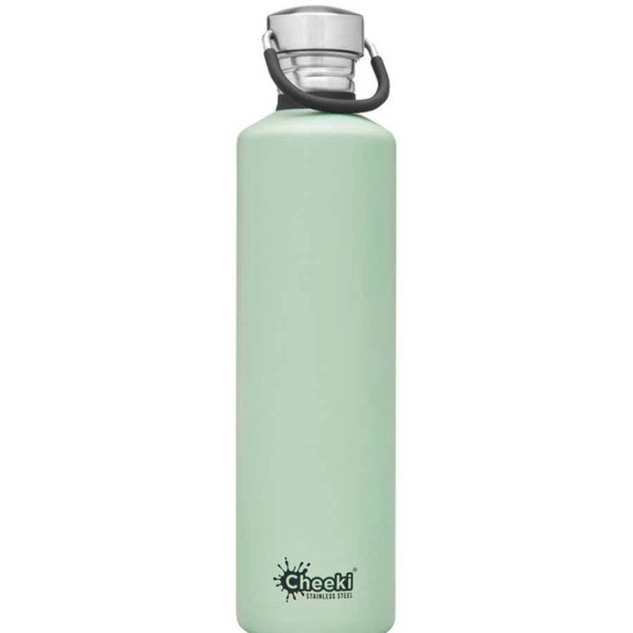 Feed Unique Health Products | Cheeki - Stainless Steel Bottle Pistachio 750Ml