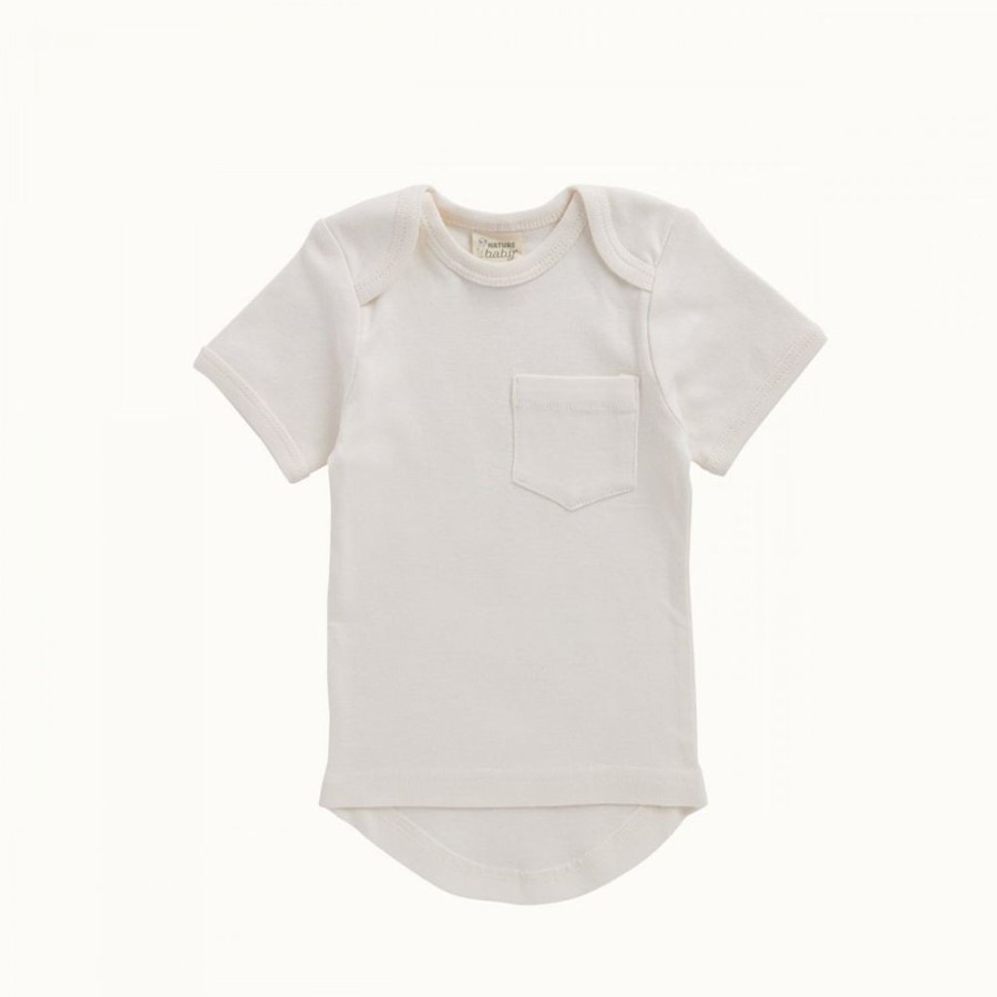 Wear Nature Baby SS 18/19 | Nature Baby - Short Sleeve Pocket Tee- Natural