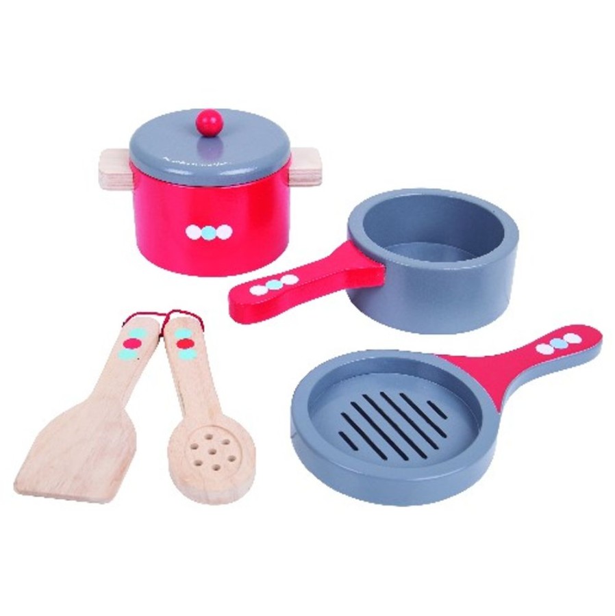 Toys Artiwood | Bigjigs - Cooking Pans