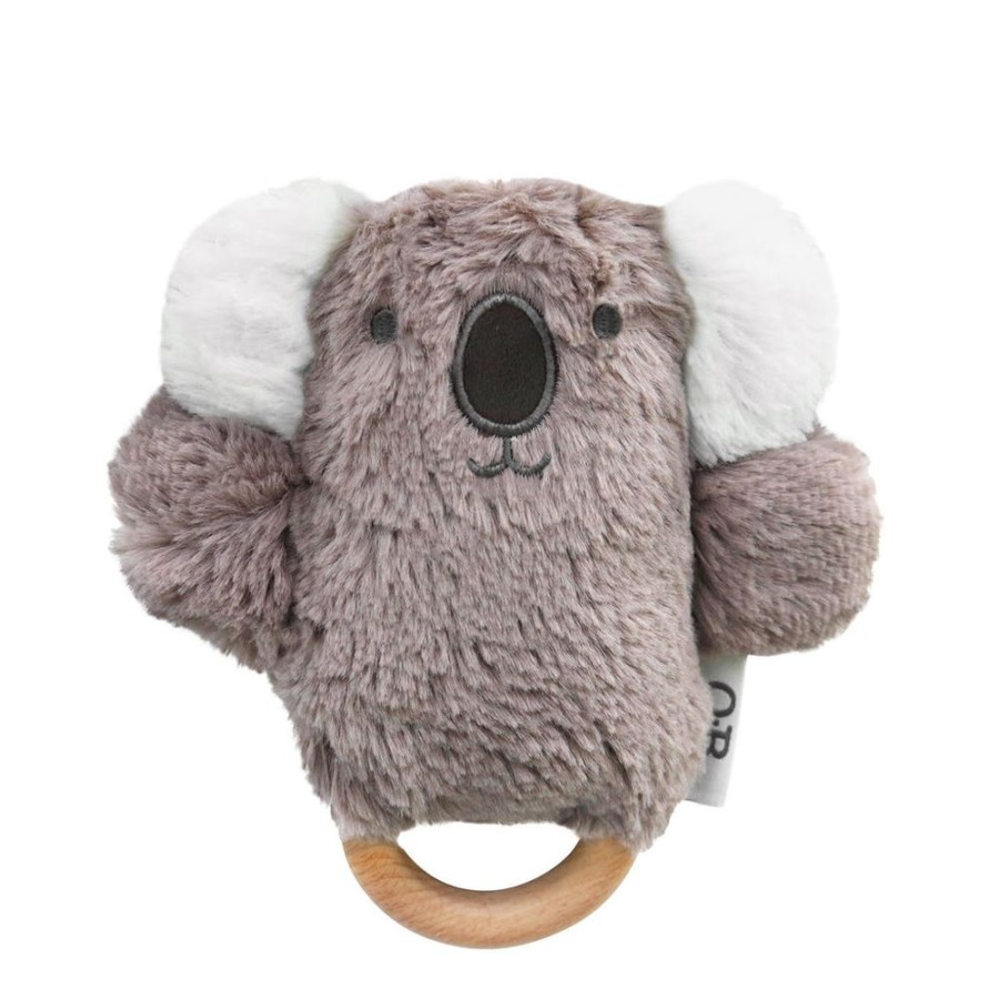 Toys OB Designs | Ob Designs - Dingaring Teething Rattle - Kobe Koala