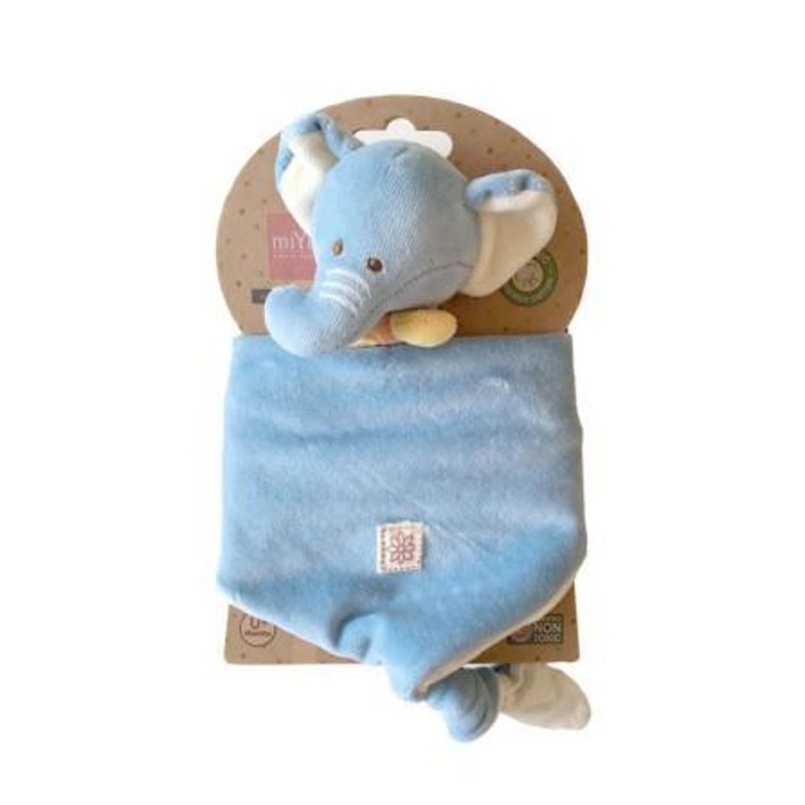 Toys The World of Good | Miyim - Lovie 100% Organic Blanket - Elephant