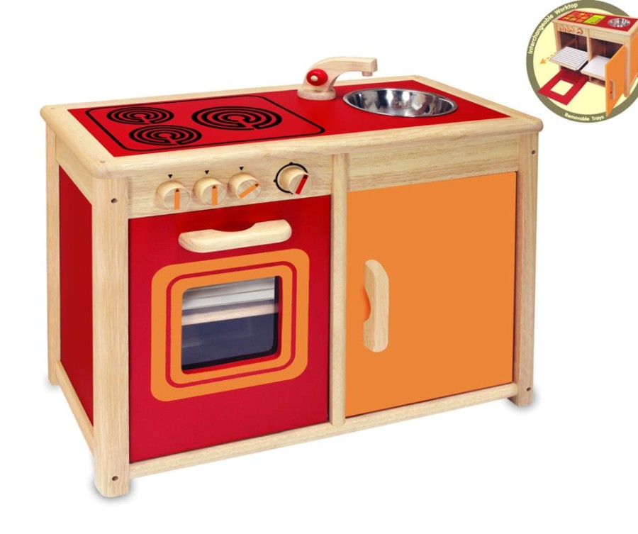 Toys Artiwood | I'M Toy - Oven And Cupboard Sink Unit