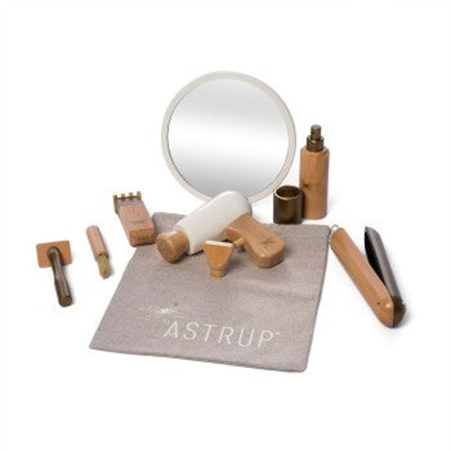 Toys Axis Toys | Astrup - Wooden Doll Hairdressing Set 9Pcs