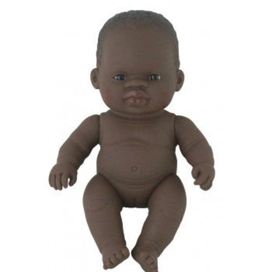 Toys Axis Toys | Miniland - Anatomically Correct Baby - African Girl 21Cm (Undressed)