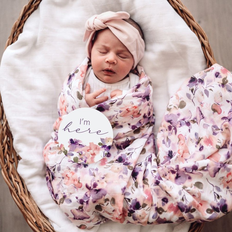 Sleep snuggle Hunny Kids | Snuggle Hunny Kids -Blushing Beauty Organic Muslin Wrap