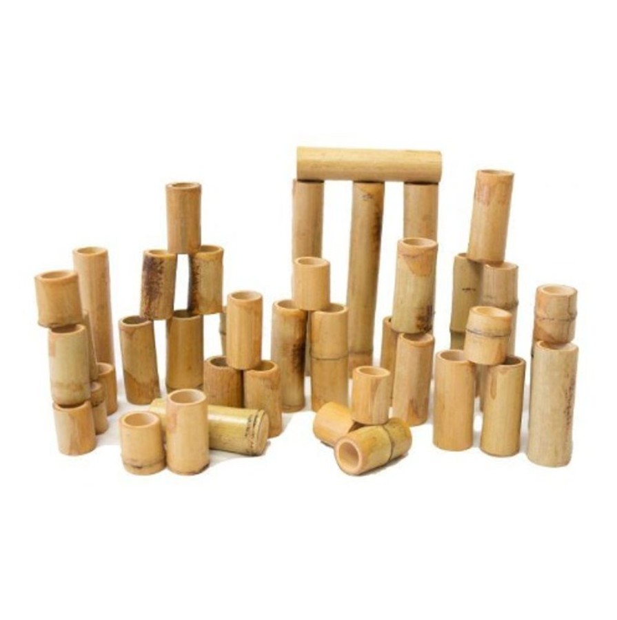 Toys QTOYS | Qtoys - Bamboo Counting & Building Set 40Pce