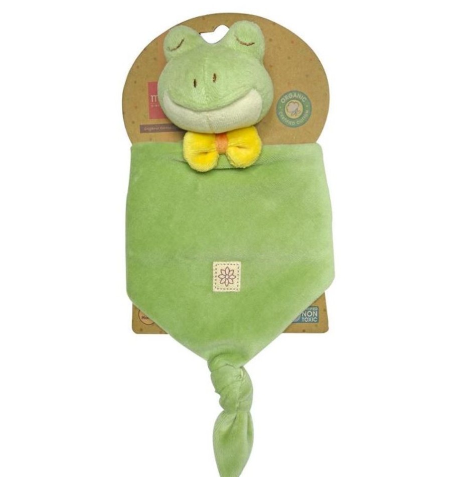 Toys The World of Good | Miyim - Lovie 100% Organic Blanket - Frog