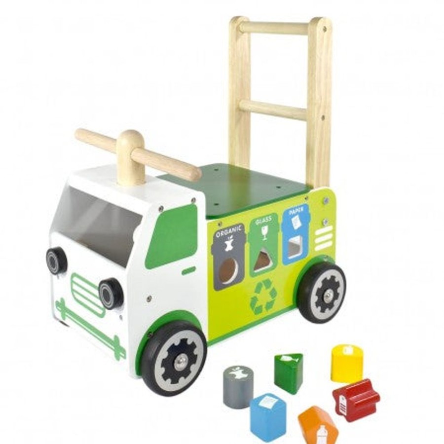 Toys Artiwood | I'M Toy - Walk And Ride Recycling Truck Sorter