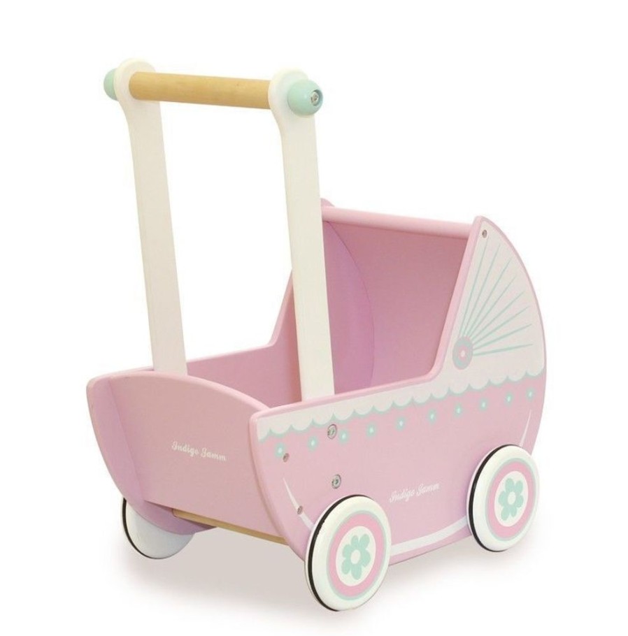 Toys Artiwood | Indigo Jamm - Dolls Pram Pastel