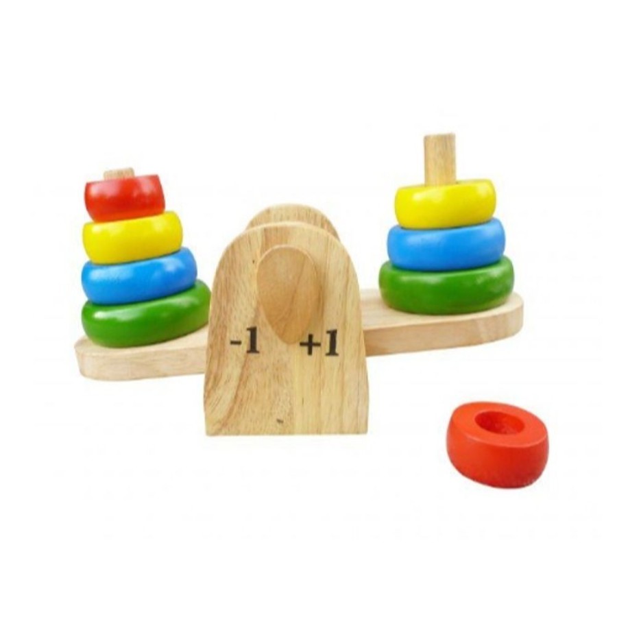 Toys QTOYS | Qtoys - Wooden Balancing Seasaw