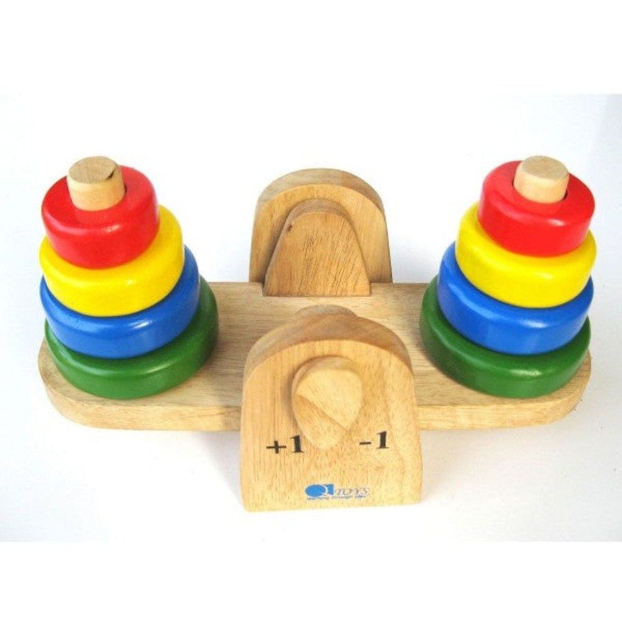 Toys QTOYS | Qtoys - Wooden Balancing Seasaw