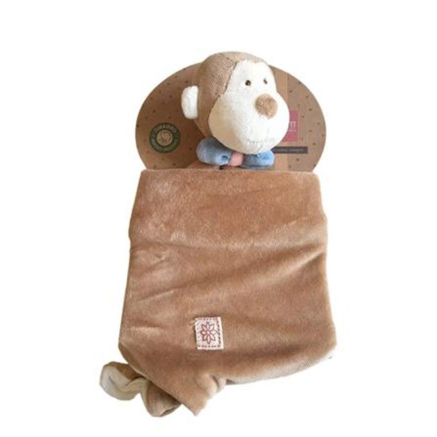 Toys The World of Good | Miyim - Lovie 100% Organic Blanket - Monkey