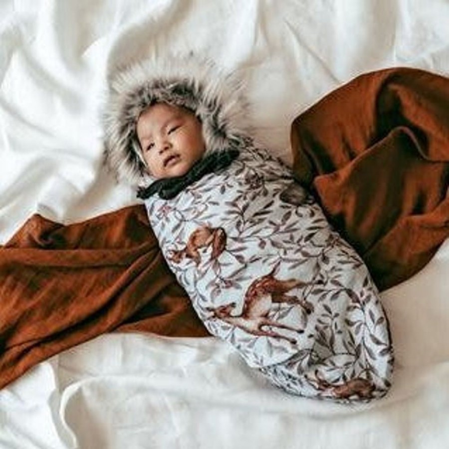 Sleep Pop Ya Tot | Pop Ya Tot - Creatures Of The Woods - 100% Organic Cotton Swaddle