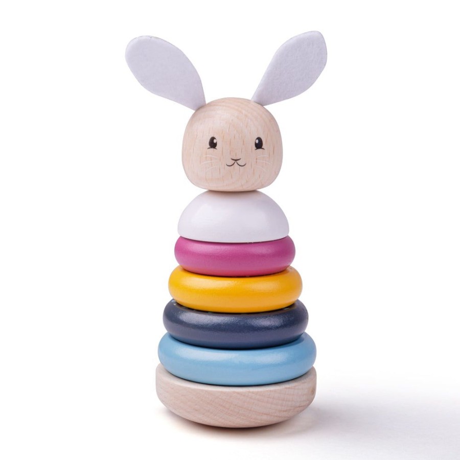 Toys Artiwood | Bigjigs Toys - Fsc Rabbit Stacking Rings