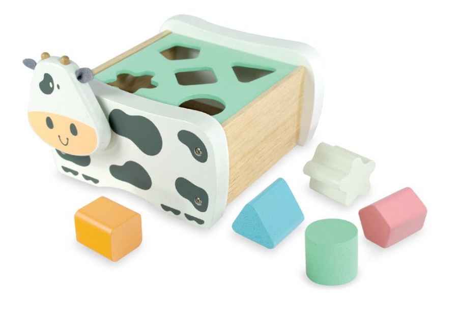 Toys Artiwood | I'M Toy - Cow Geo Sorter - Pastel