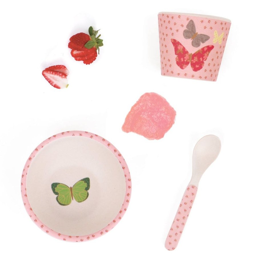 Feed Love Mae | Love Mae - Bamboo Baby Feeding Set Butterflies